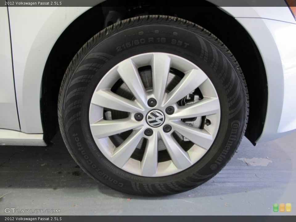 2012 Volkswagen Passat 2.5L S Wheel and Tire Photo #59952834