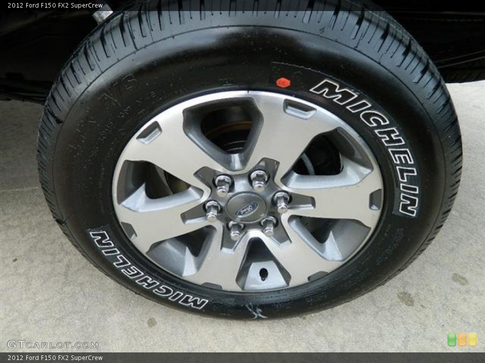 2012 Ford F150 FX2 SuperCrew Wheel and Tire Photo #59960688