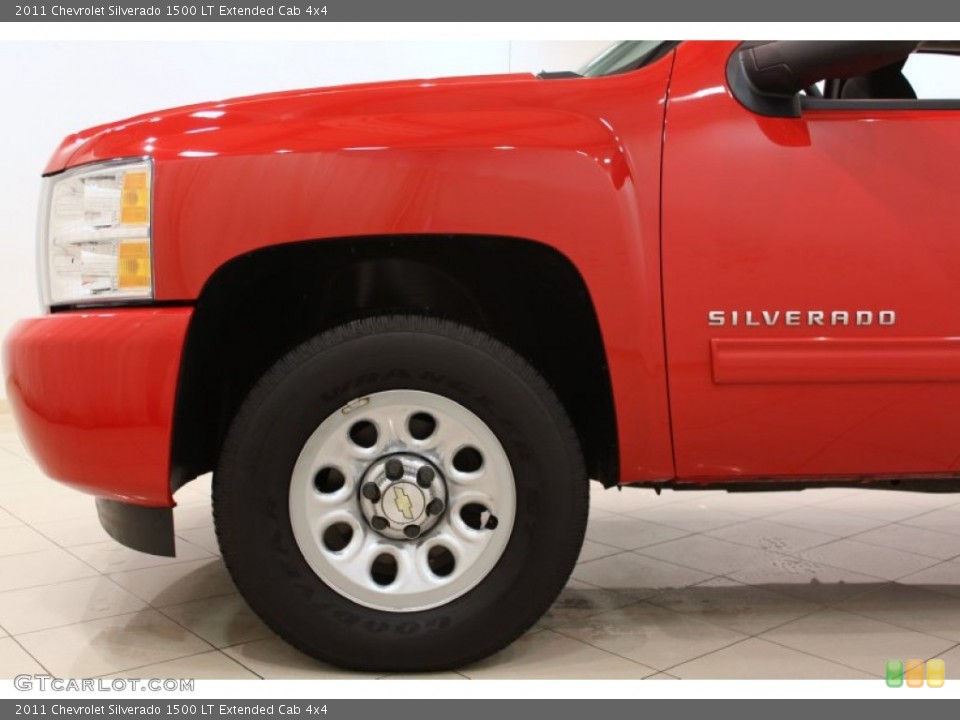 2011 Chevrolet Silverado 1500 LT Extended Cab 4x4 Wheel and Tire Photo #59960844