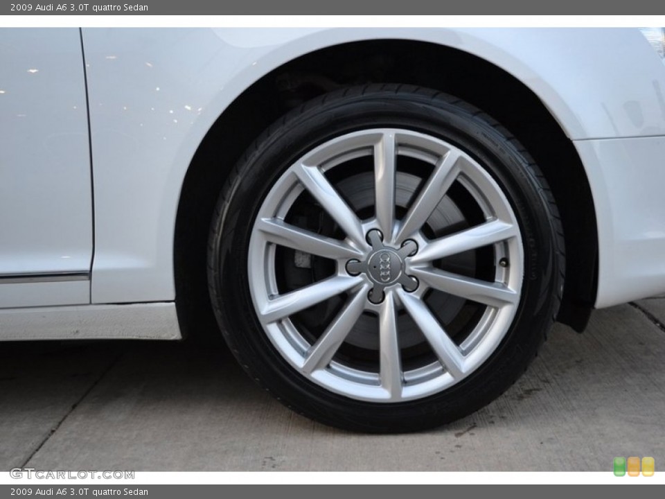 2009 Audi A6 3.0T quattro Sedan Wheel and Tire Photo #59961372