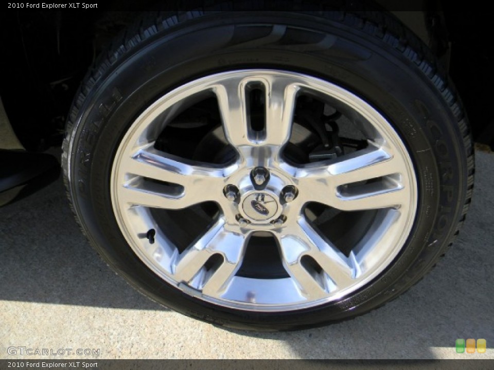 2010 Ford Explorer XLT Sport Wheel and Tire Photo #59962091