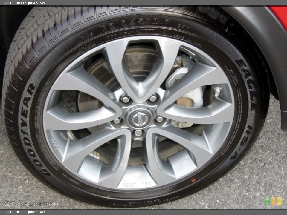2011 Nissan Juke S AWD Wheel and Tire Photo #59966996
