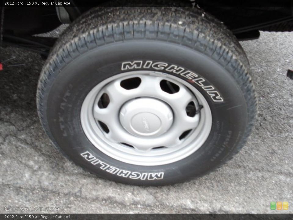 2012 Ford F150 XL Regular Cab 4x4 Wheel and Tire Photo #59970772