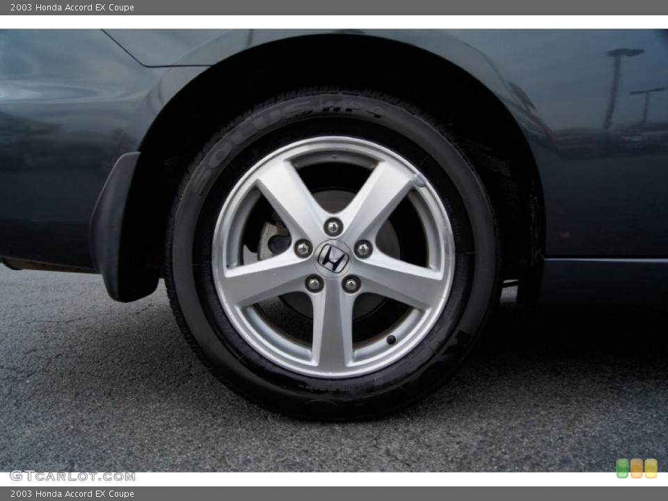 2003 Honda Accord EX Coupe Wheel and Tire Photo #59975607