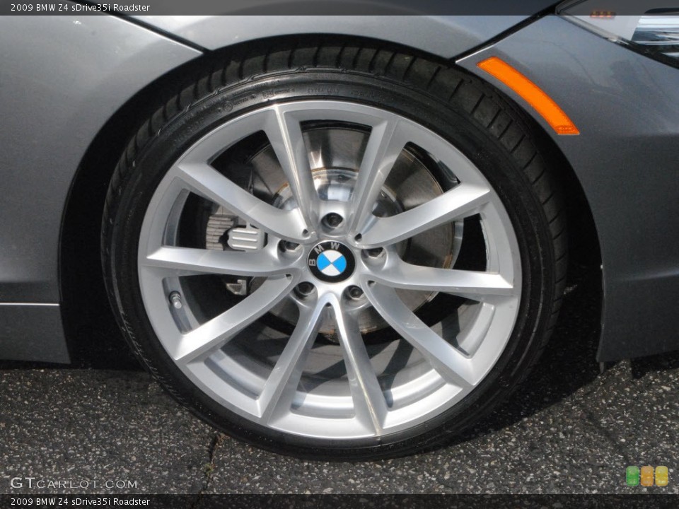 2009 BMW Z4 sDrive35i Roadster Wheel and Tire Photo #59982750