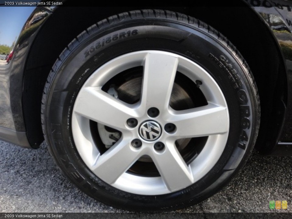 2009 Volkswagen Jetta SE Sedan Wheel and Tire Photo #59983014