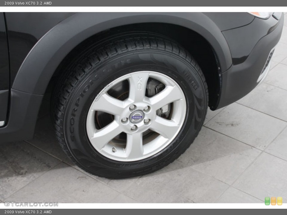 2009 Volvo XC70 3.2 AWD Wheel and Tire Photo #59989585