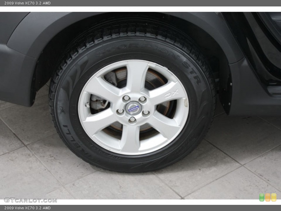 2009 Volvo XC70 3.2 AWD Wheel and Tire Photo #59989590