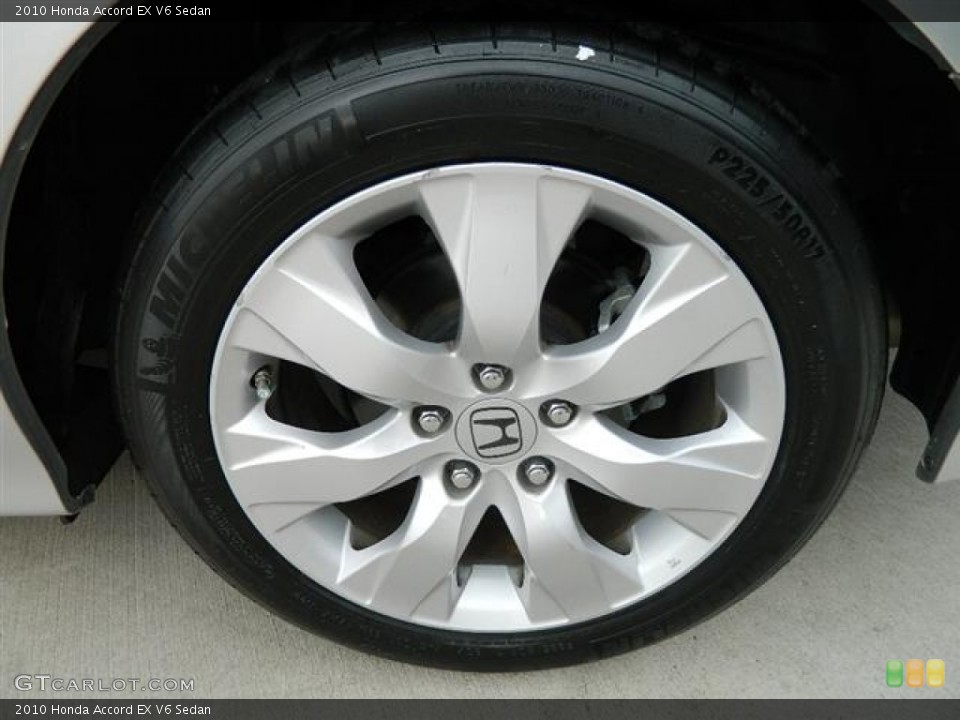 2010 Honda Accord EX V6 Sedan Wheel and Tire Photo #59989846