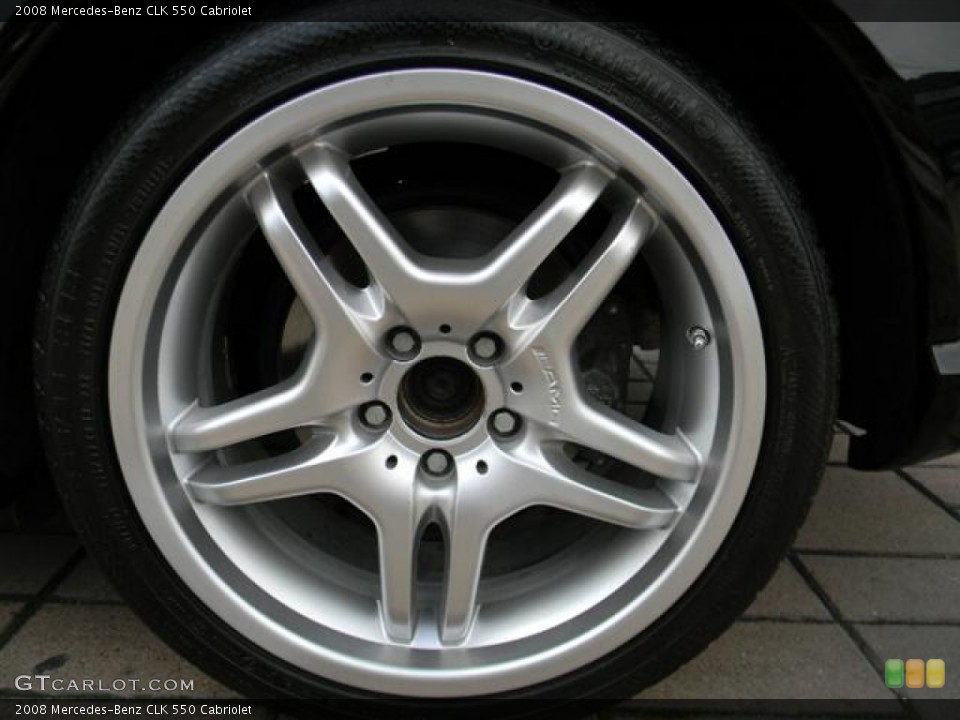 2008 Mercedes-Benz CLK 550 Cabriolet Wheel and Tire Photo #59992075