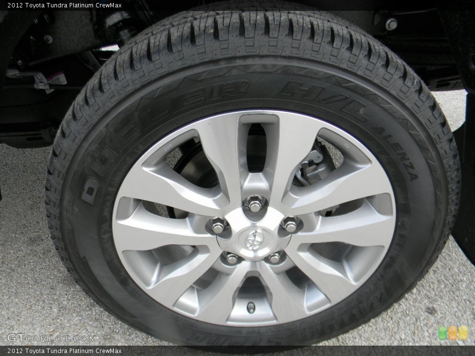 2012 Toyota Tundra Platinum CrewMax Wheel and Tire Photo #59993377