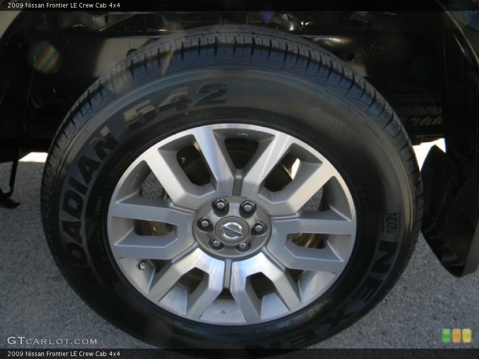 2009 Nissan Frontier LE Crew Cab 4x4 Wheel and Tire Photo #59996554