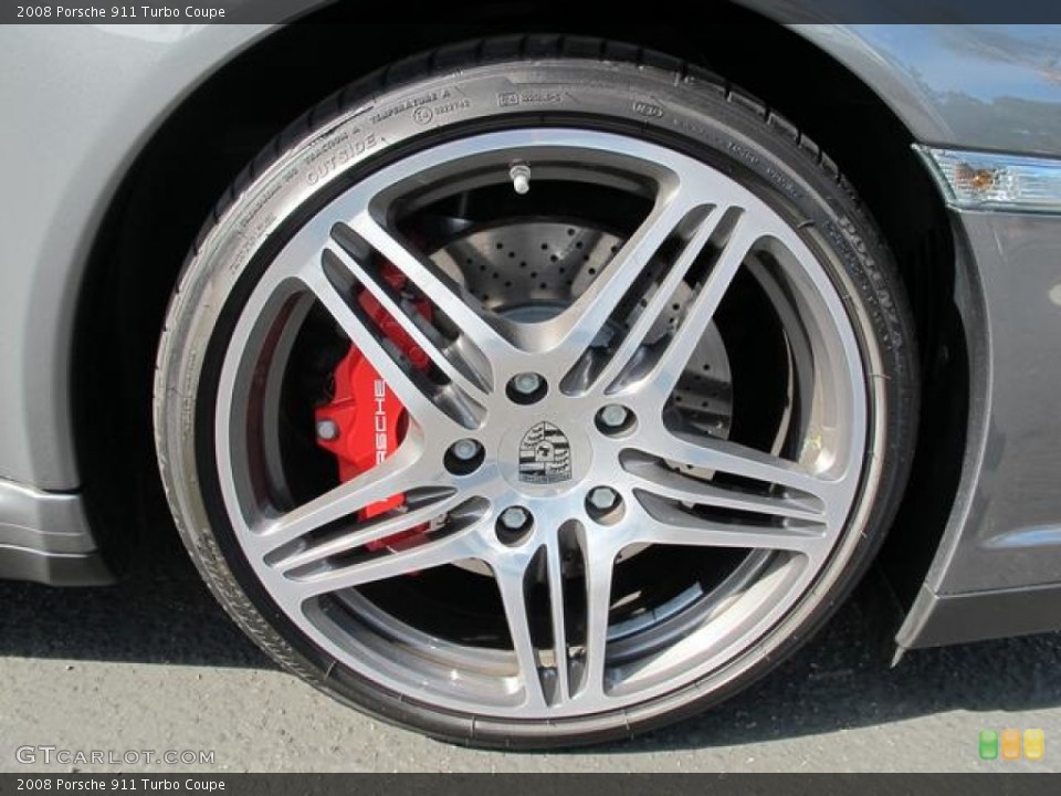 2008 Porsche 911 Turbo Coupe Wheel and Tire Photo #59997032