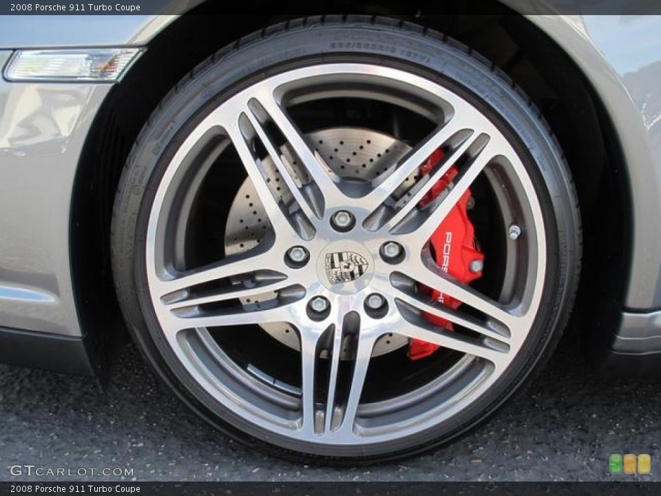 2008 Porsche 911 Turbo Coupe Wheel and Tire Photo #59997041