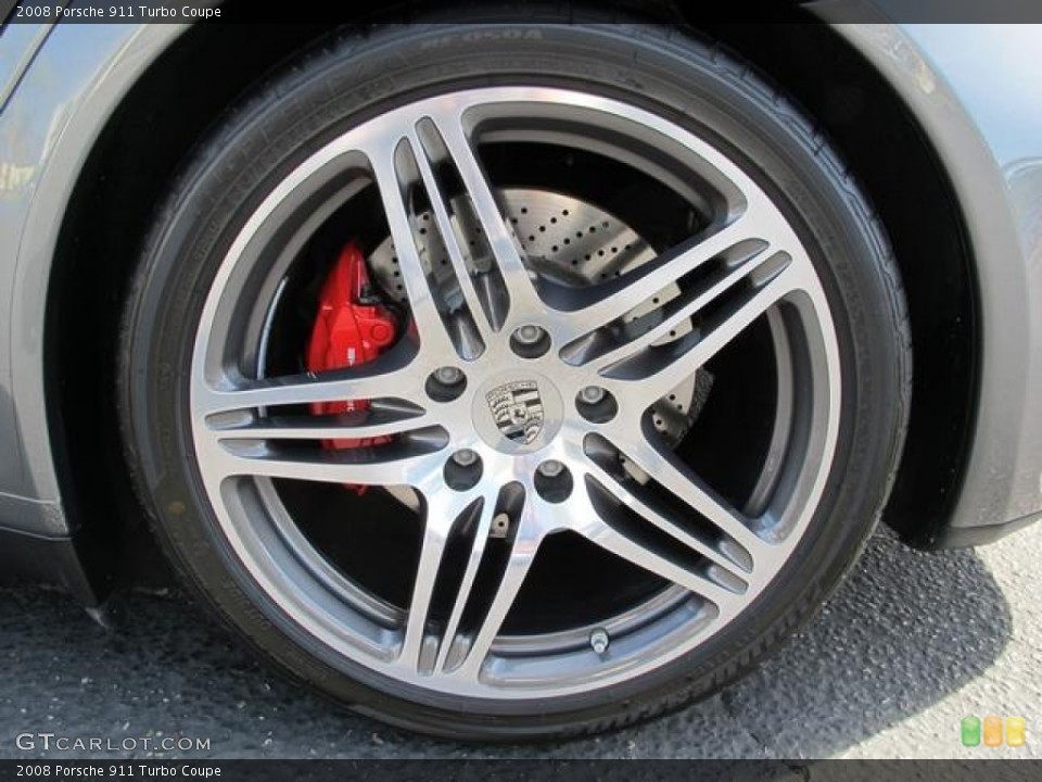 2008 Porsche 911 Turbo Coupe Wheel and Tire Photo #59997047