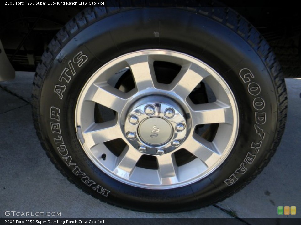 2008 Ford F250 Super Duty King Ranch Crew Cab 4x4 Wheel and Tire Photo #59997325