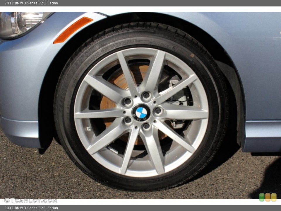 2011 BMW 3 Series 328i Sedan Wheel and Tire Photo #59999021