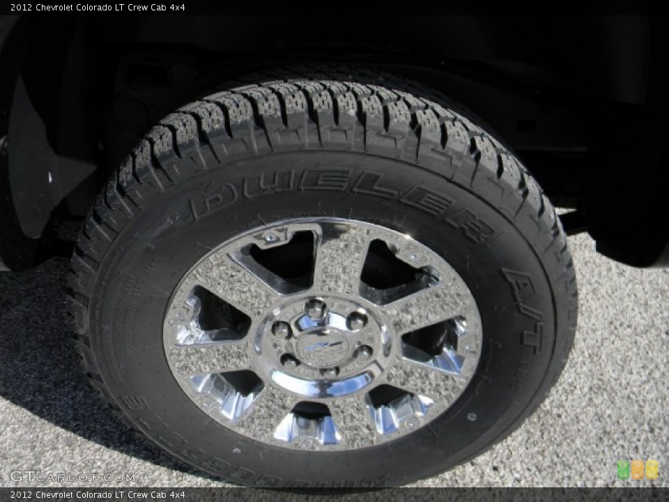 2012 Chevrolet Colorado LT Crew Cab 4x4 Wheel and Tire Photo #59999744