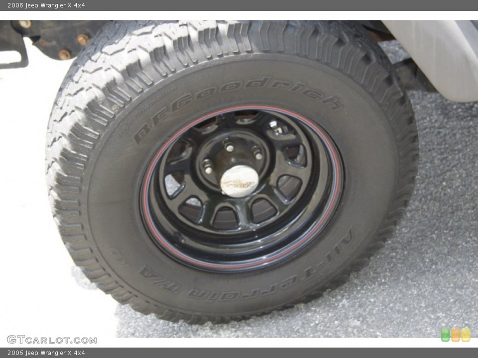 2006 Jeep Wrangler Custom Wheel and Tire Photo #60000203
