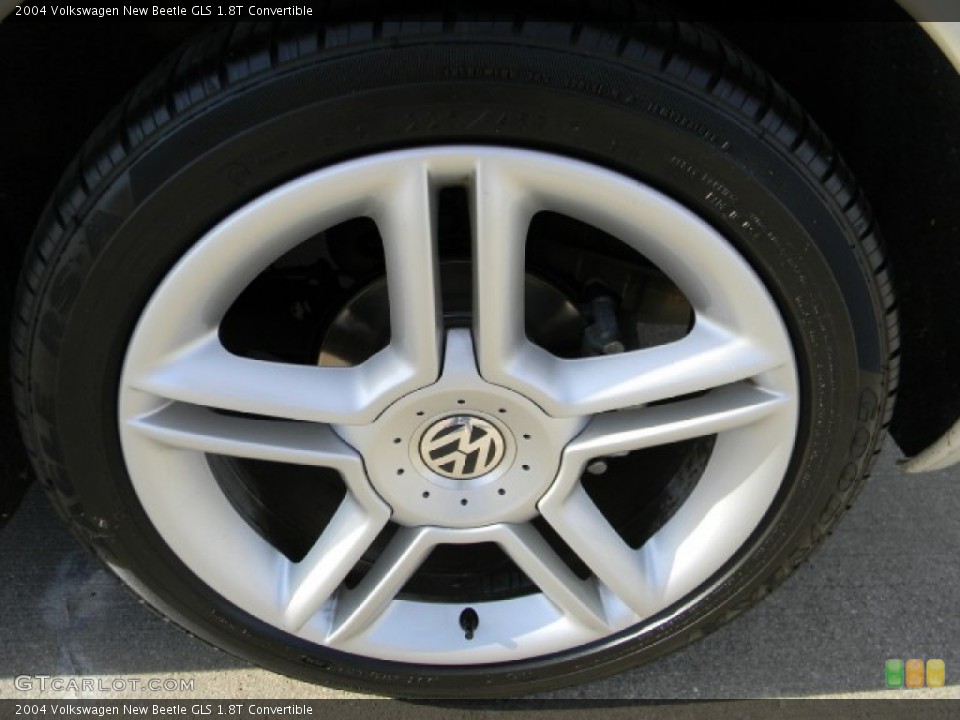 2004 Volkswagen New Beetle GLS 1.8T Convertible Wheel and Tire Photo #60000722