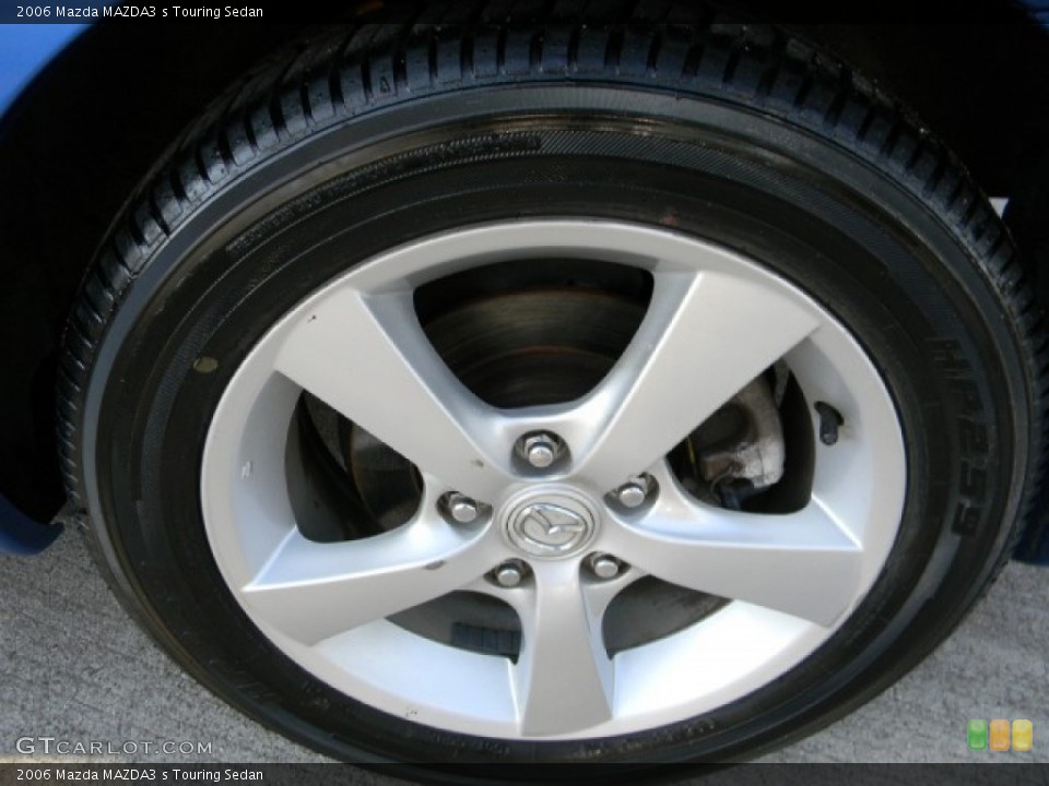 2006 Mazda MAZDA3 s Touring Sedan Wheel and Tire Photo #60002249