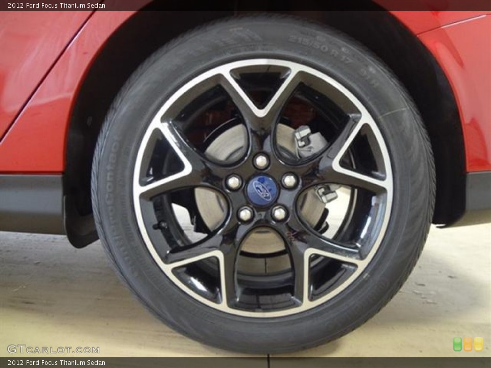 2012 Ford Focus Titanium Sedan Wheel and Tire Photo #60004151