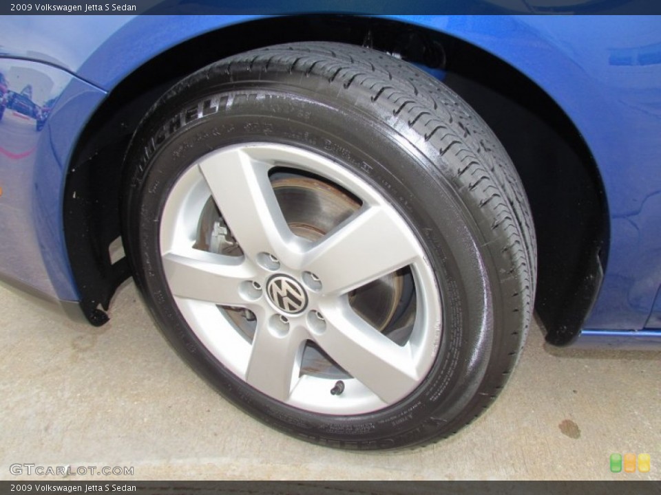 2009 Volkswagen Jetta S Sedan Wheel and Tire Photo #60008114