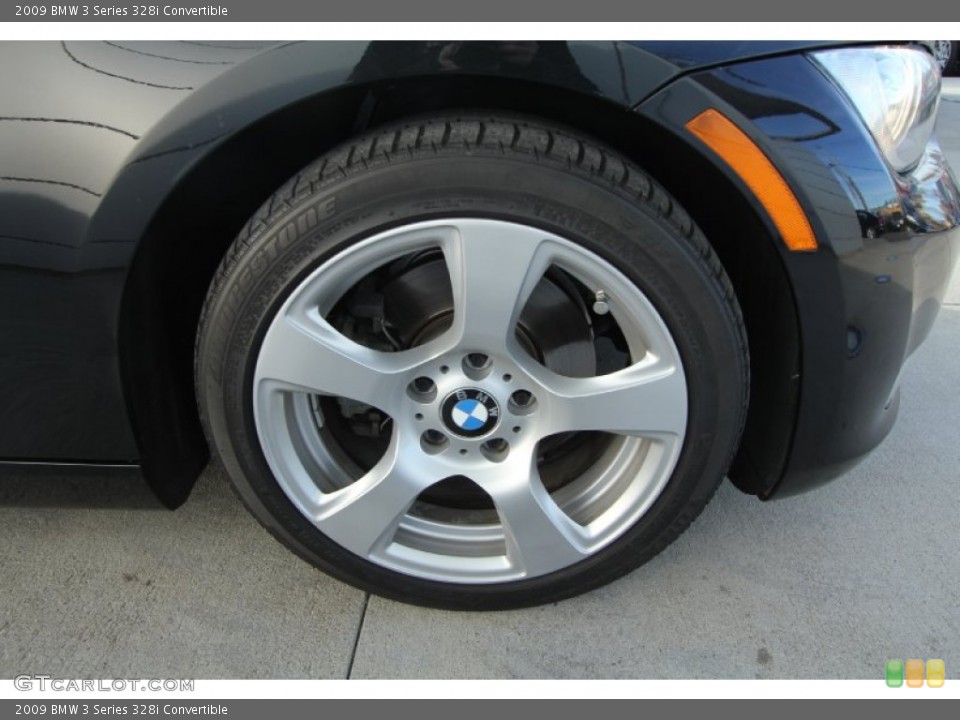 2009 BMW 3 Series 328i Convertible Wheel and Tire Photo #60008819