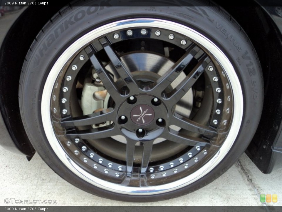 2009 Nissan 370Z Custom Wheel and Tire Photo #60018071