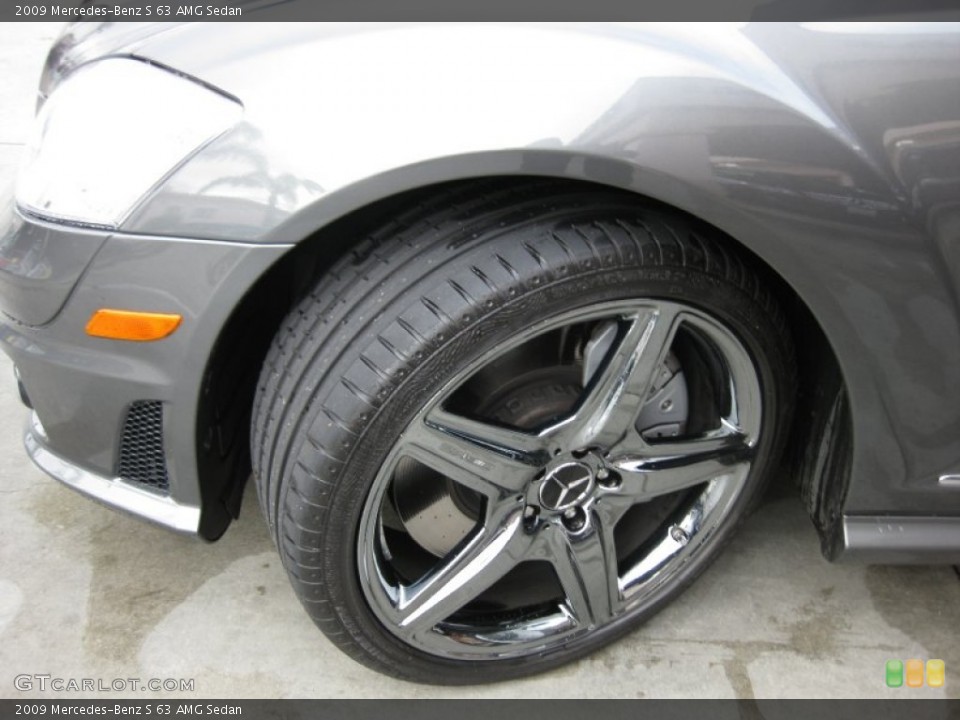 2009 Mercedes-Benz S 63 AMG Sedan Wheel and Tire Photo #60019031