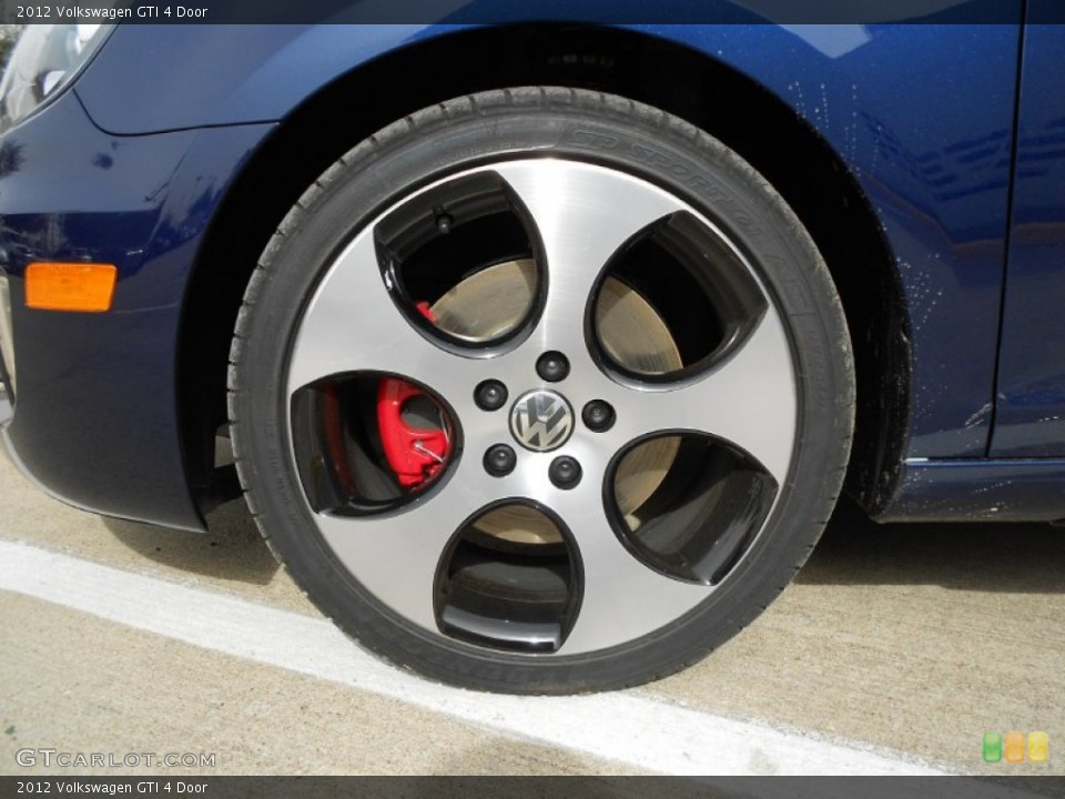 2012 Volkswagen GTI 4 Door Wheel and Tire Photo #60019719