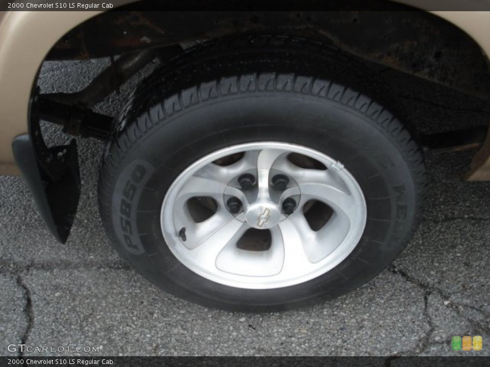 2000 Chevrolet S10 LS Regular Cab Wheel and Tire Photo #60020167