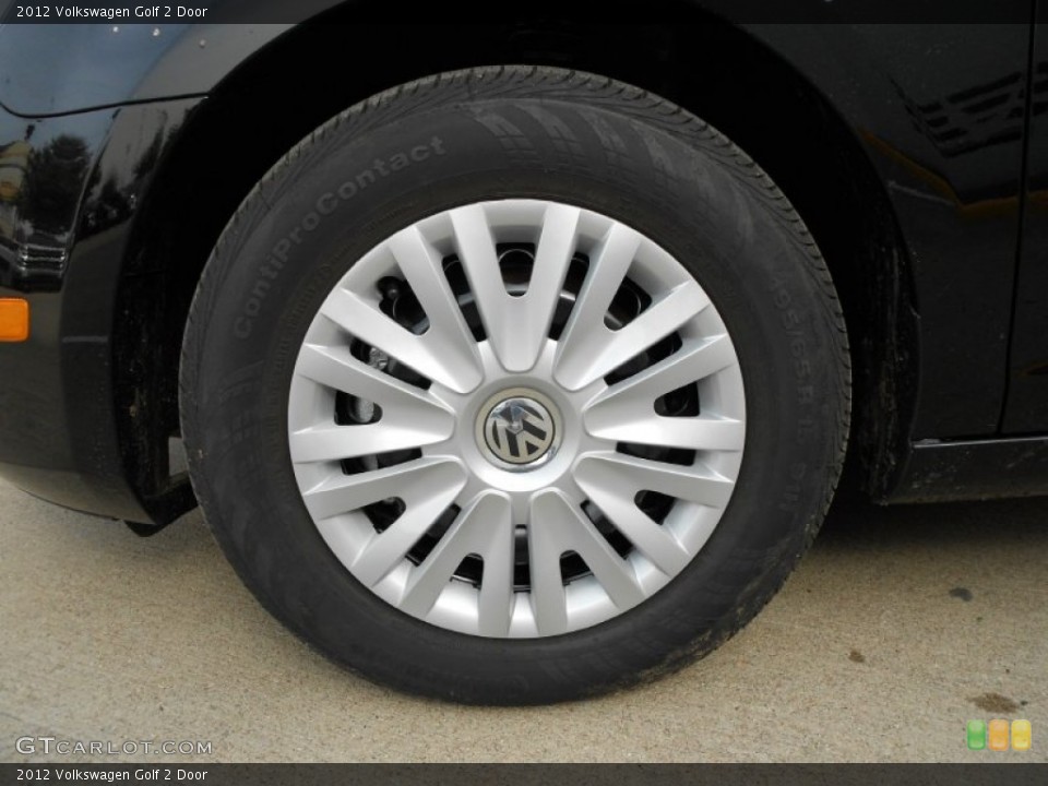 2012 Volkswagen Golf 2 Door Wheel and Tire Photo #60020342