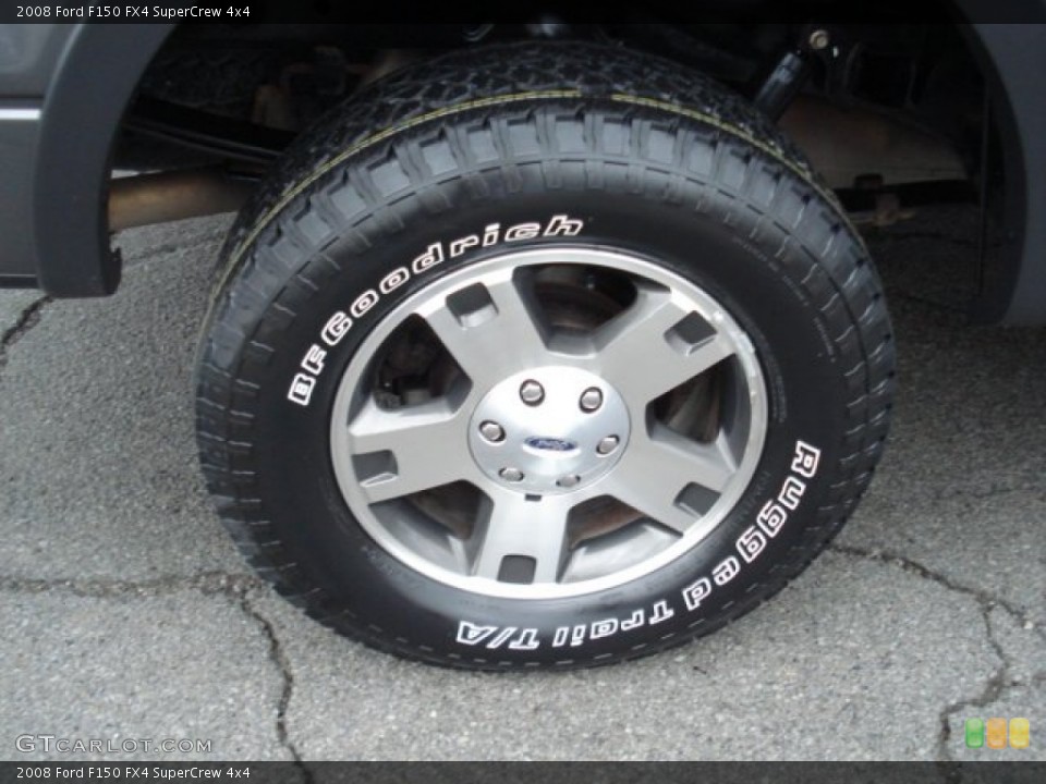 2008 Ford F150 FX4 SuperCrew 4x4 Wheel and Tire Photo #60021215