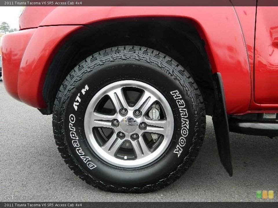 2011 Toyota Tacoma V6 SR5 Access Cab 4x4 Wheel and Tire Photo #60021695