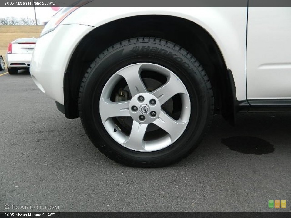 2005 Nissan Murano SL AWD Wheel and Tire Photo #60022034