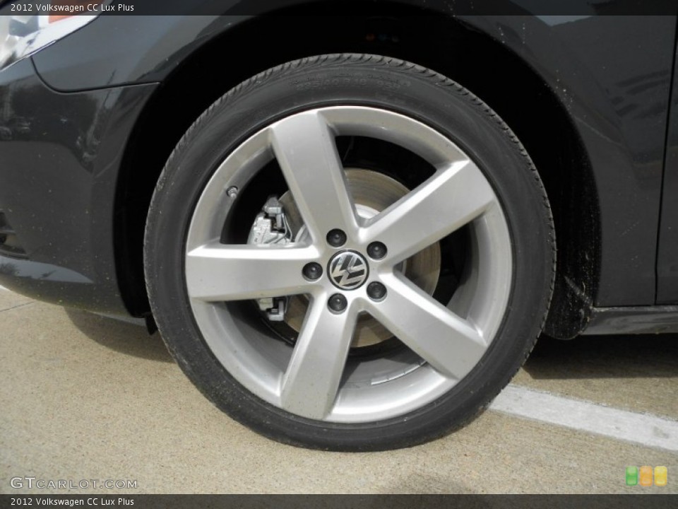 2012 Volkswagen CC Lux Plus Wheel and Tire Photo #60022613