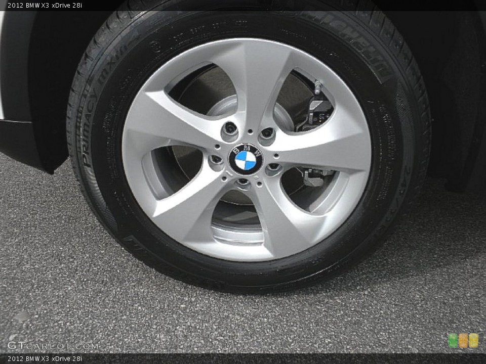 2012 BMW X3 xDrive 28i Wheel and Tire Photo #60026183