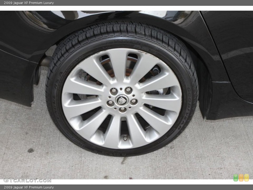 2009 Jaguar XF Premium Luxury Wheel and Tire Photo #60031706