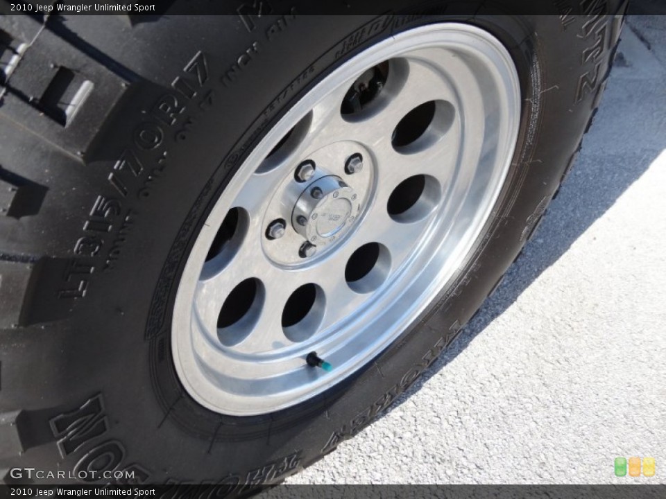 2010 Jeep Wrangler Unlimited Custom Wheel and Tire Photo #60032753