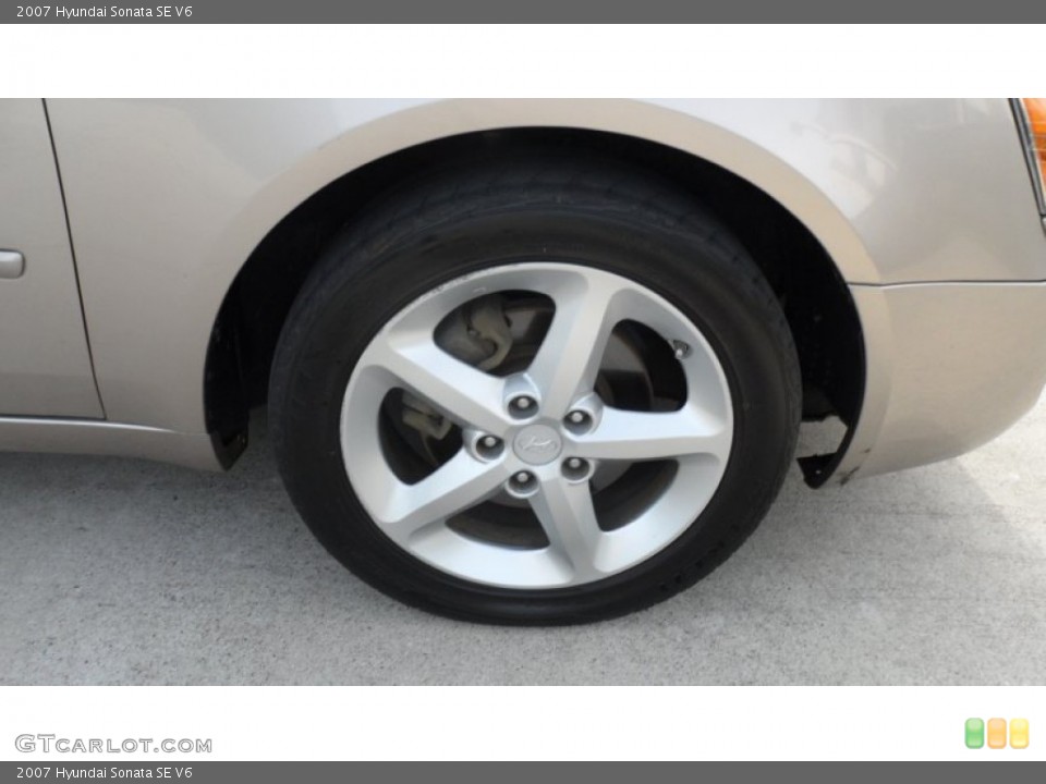 2007 Hyundai Sonata SE V6 Wheel and Tire Photo #60033899
