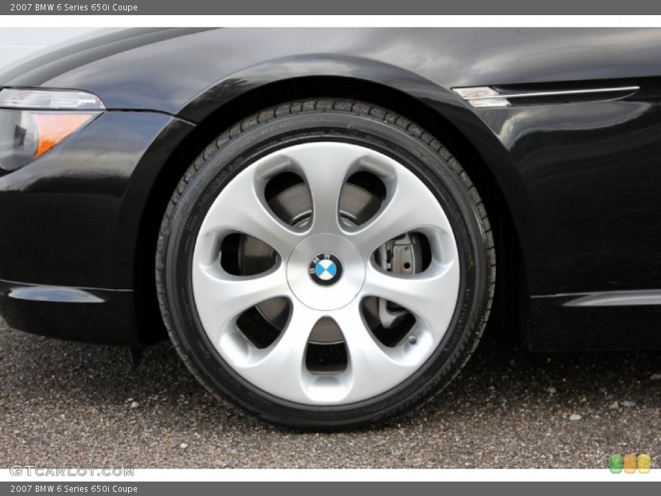 2007 BMW 6 Series 650i Coupe Wheel and Tire Photo #60034457