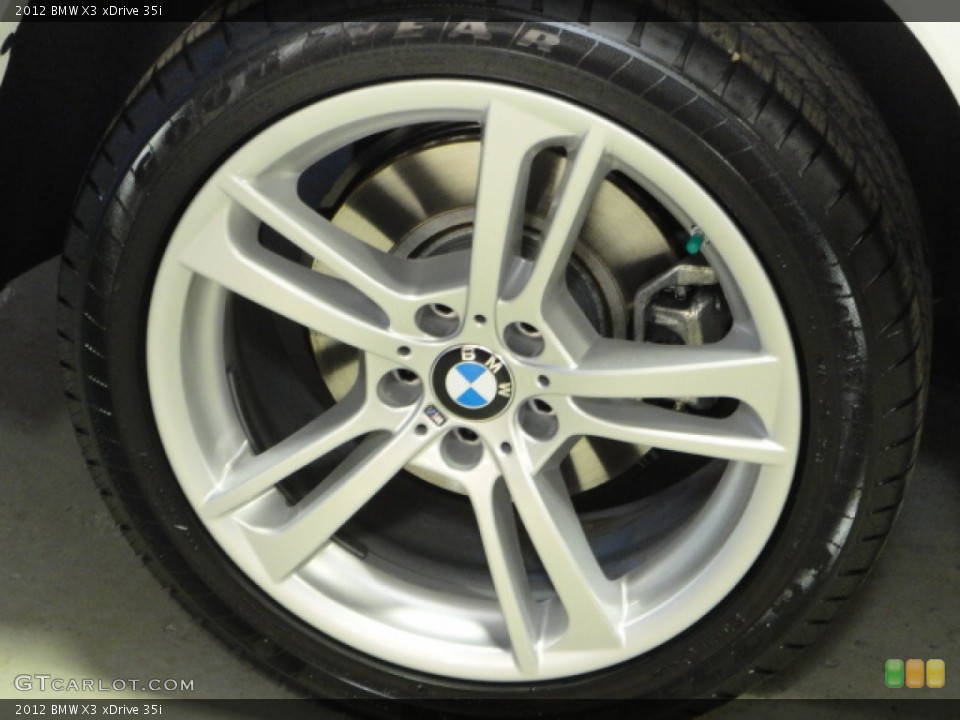 2012 BMW X3 xDrive 35i Wheel and Tire Photo #60036065