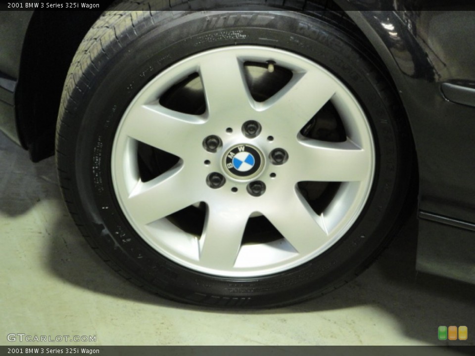 2001 BMW 3 Series 325i Wagon Wheel and Tire Photo #60036356
