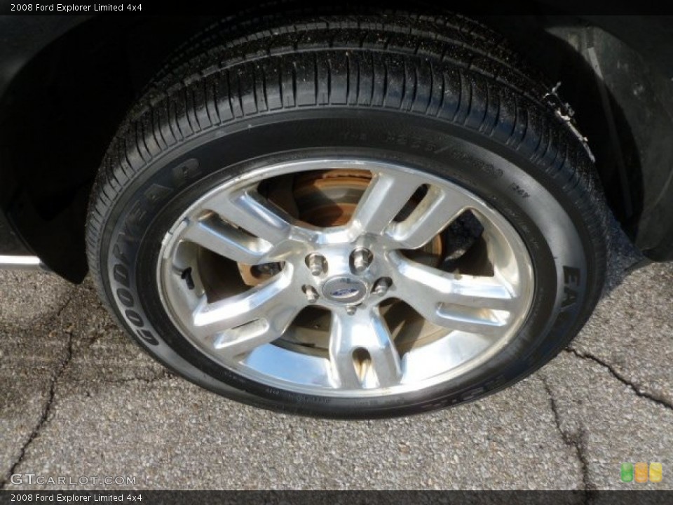 2008 Ford Explorer Limited 4x4 Wheel and Tire Photo #60043757