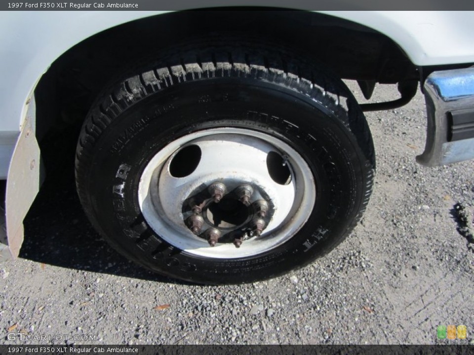 1997 Ford F350 XLT Regular Cab Ambulance Wheel and Tire Photo #60050592
