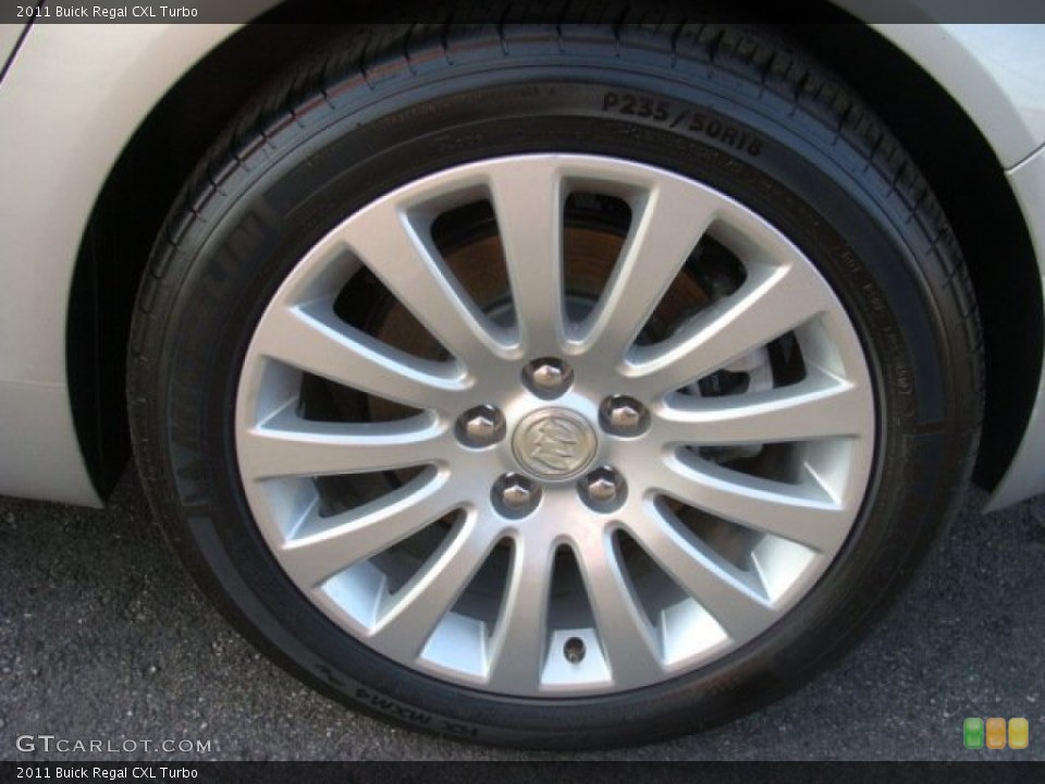 2011 Buick Regal CXL Turbo Wheel and Tire Photo #60056011