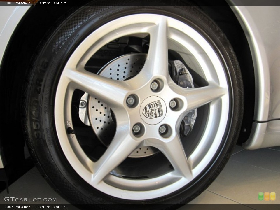2006 Porsche 911 Carrera Cabriolet Wheel and Tire Photo #60061357