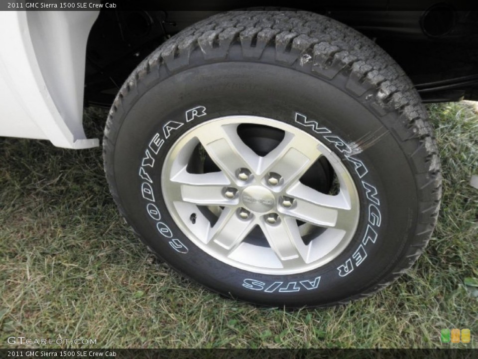 2011 GMC Sierra 1500 SLE Crew Cab Wheel and Tire Photo #60061574