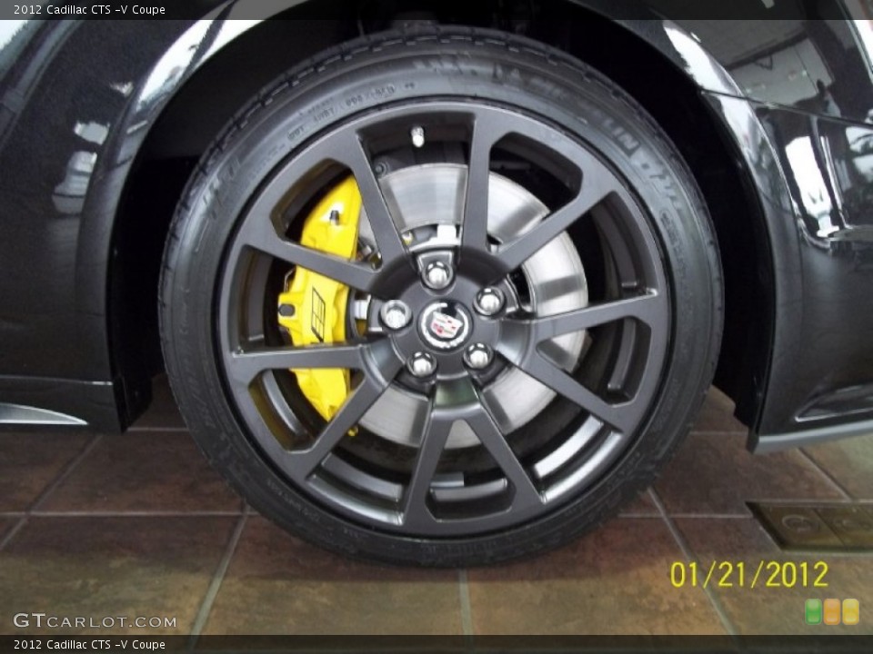 2012 Cadillac CTS -V Coupe Wheel and Tire Photo #60072519